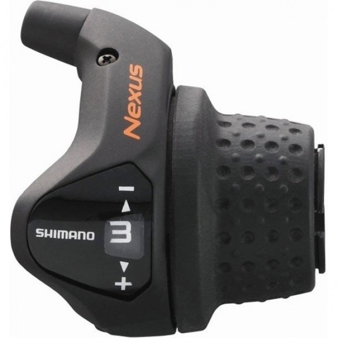 Шифтер SHIMANO NEXUS, 3S41E, REVO, 3 скорости, трос+оплетка (1800мм), SM-BC06 ASL3S41E180LS