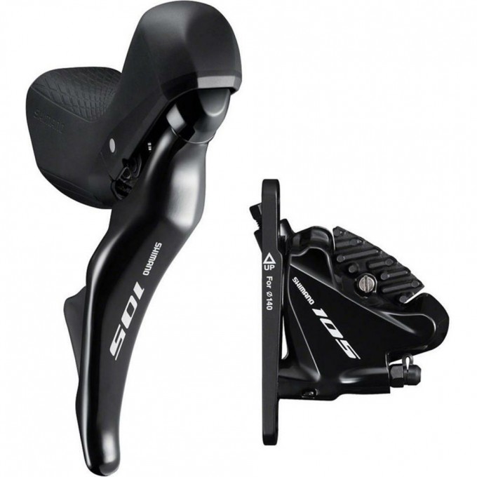 Шифтер/Тормозная ручка SHIMANO 105, ST-R7025 правый, BR-R7070, 11 скоростей, J-KIT, адаптер 25 мм, полимерный IR7025DRRDSC170A