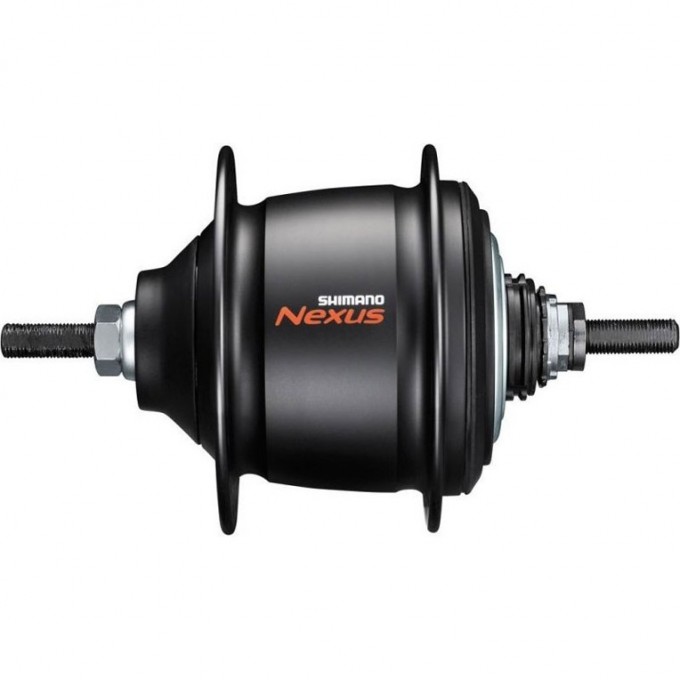 Втулка планетарная SHIMANO NEXUS, C6011, 36 отверстий, 8 скоростей, для роллерных тормозов, 132x184 мм, черный, без упаковки KSGC60118RAL