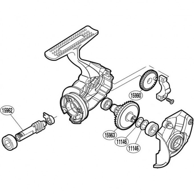 Запчасть для катушки SHIMANO DRIVE GEAR шестерня ведущая RD15963